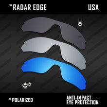 Load image into Gallery viewer, Anti Scratch Polarized Replacement Lenses for-Oakley Radar Edge OO9184 Options