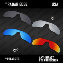 Load image into Gallery viewer, Anti Scratch Polarized Replacement Lenses for-Oakley Radar Edge OO9184 Options
