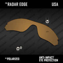 Load image into Gallery viewer, Anti Scratch Polarized Replacement Lenses for-Oakley Radar Edge OO9184 Options