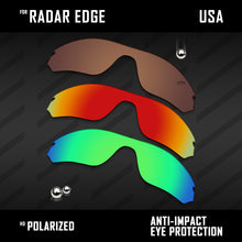 Load image into Gallery viewer, Anti Scratch Polarized Replacement Lenses for-Oakley Radar Edge OO9184 Options