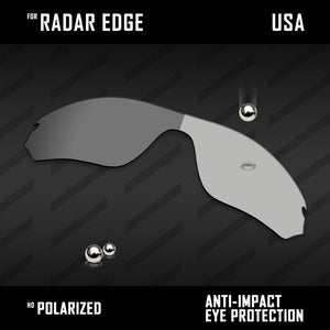 Anti Scratch Polarized Replacement Lenses for-Oakley Radar Edge OO9184 Options
