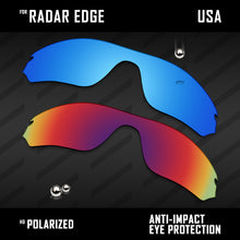 Load image into Gallery viewer, Anti Scratch Polarized Replacement Lenses for-Oakley Radar Edge OO9184 Options