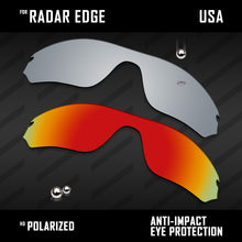 Load image into Gallery viewer, Anti Scratch Polarized Replacement Lenses for-Oakley Radar Edge OO9184 Options