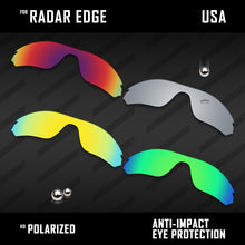 Load image into Gallery viewer, Anti Scratch Polarized Replacement Lenses for-Oakley Radar Edge OO9184 Options