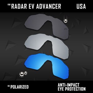 Anti Scratch Polarized Replacement Lens for-Oakley Radar EV Advancer OO9442 Opt