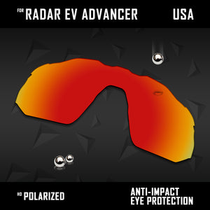Anti Scratch Polarized Replacement Lens for-Oakley Radar EV Advancer OO9442 Opt