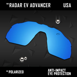 Anti Scratch Polarized Replacement Lens for-Oakley Radar EV Advancer OO9442 Opt