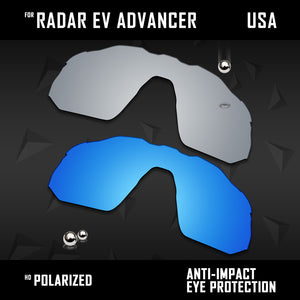Anti Scratch Polarized Replacement Lens for-Oakley Radar EV Advancer OO9442 Opt