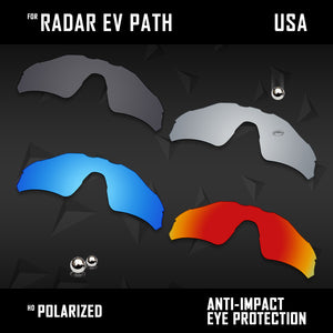 Anti Scratch Polarized Replacement Lenses for-Oakley Radar EV Path OO9208 Opt