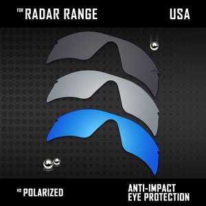 Anti Scratch Polarized Replacement Lenses for-Oakley Radar Range Options