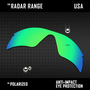 Anti Scratch Polarized Replacement Lenses for-Oakley Radar Range Options
