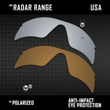 Load image into Gallery viewer, Anti Scratch Polarized Replacement Lenses for-Oakley Radar Range Options