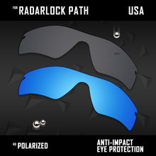 Load image into Gallery viewer, Anti Scratch Polarized Replacement Lenses for-Oakley RadarLock Path OO9181 Opts