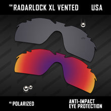 Load image into Gallery viewer, Anti Scratch Polarized Replacement Lenses for-Oakley RadarLock XL Vented Options