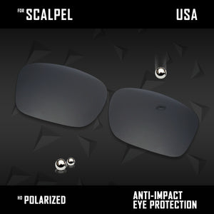 Anti Scratch Polarized Replacement Lenses for-Oakley Scalpel OO9095 Options