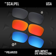 Load image into Gallery viewer, Anti Scratch Polarized Replacement Lenses for-Oakley Scalpel OO9095 Options