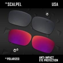 Load image into Gallery viewer, Anti Scratch Polarized Replacement Lenses for-Oakley Scalpel OO9095 Options