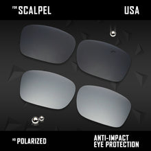 Load image into Gallery viewer, Anti Scratch Polarized Replacement Lenses for-Oakley Scalpel OO9095 Options