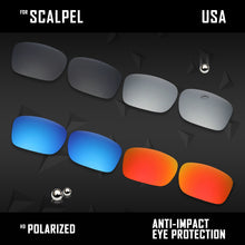 Load image into Gallery viewer, Anti Scratch Polarized Replacement Lenses for-Oakley Scalpel OO9095 Options