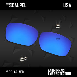 Anti Scratch Polarized Replacement Lenses for-Oakley Scalpel OO9095 Options