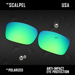 Anti Scratch Polarized Replacement Lenses for-Oakley Scalpel OO9095 Options
