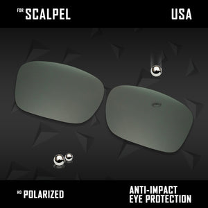 Anti Scratch Polarized Replacement Lenses for-Oakley Scalpel OO9095 Options