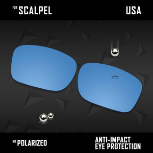 Anti Scratch Polarized Replacement Lenses for-Oakley Scalpel OO9095 Options