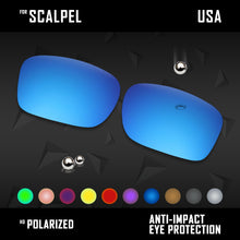 Load image into Gallery viewer, Anti Scratch Polarized Replacement Lenses for-Oakley Scalpel OO9095 Options