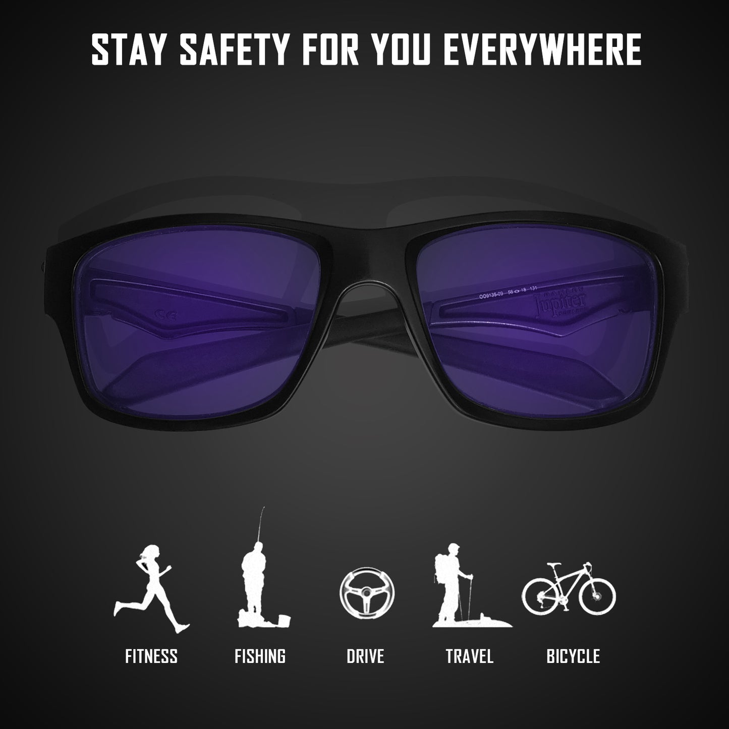 Anti Scratch Polarized Replacement Lenses for-Oakley Gascan OO9014 Options