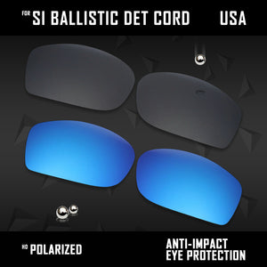 Anti Scratch Polarized Replacement Lenses for-Oakley Si Ballistic Det Cord Opts