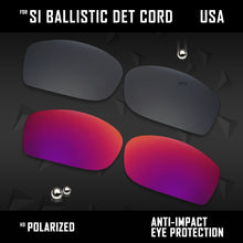 Load image into Gallery viewer, Anti Scratch Polarized Replacement Lenses for-Oakley Si Ballistic Det Cord Opts