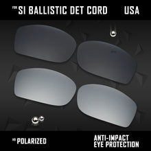 Load image into Gallery viewer, Anti Scratch Polarized Replacement Lenses for-Oakley Si Ballistic Det Cord Opts