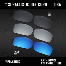 Load image into Gallery viewer, Anti Scratch Polarized Replacement Lenses for-Oakley Si Ballistic Det Cord Opts