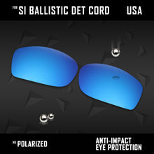 Load image into Gallery viewer, Anti Scratch Polarized Replacement Lenses for-Oakley Si Ballistic Det Cord Opts