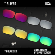 Load image into Gallery viewer, Anti Scratch Polarized Replacement Lenses for-Oakley Sliver OO9262 Options