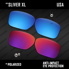 Load image into Gallery viewer, Anti Scratch Polarized Replacement Lenses for-Oakley Sliver XL OO9341 Options