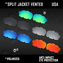 Load image into Gallery viewer, Anti Scratch Polarized Replacement Lenses for-Oakley Split Jacket Vented OO9099