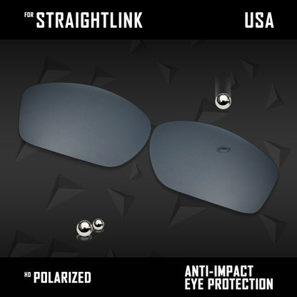 Anti Scratch Polarized Replacement Lenses for-Oakley Straightlink OO9331 Options