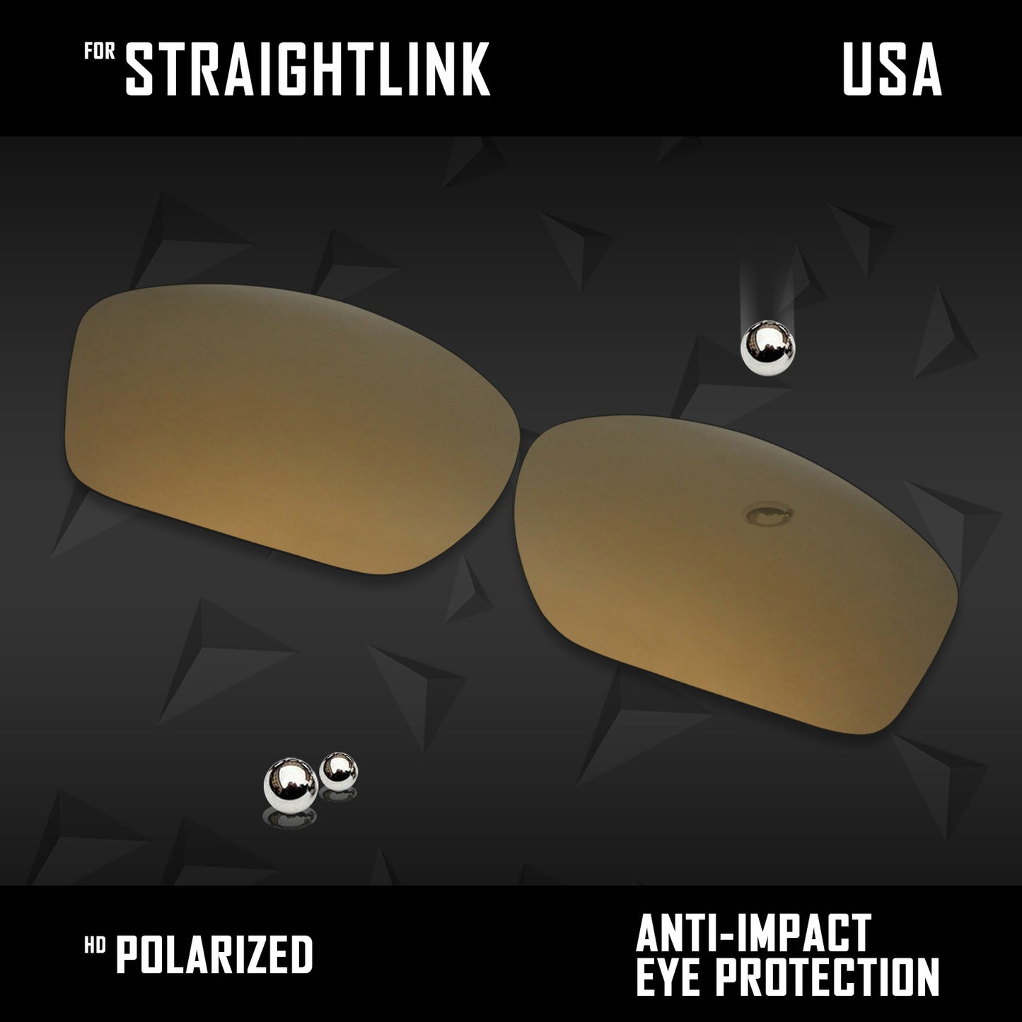 Anti Scratch Polarized Replacement Lenses for-Oakley Straightlink OO9331 Options