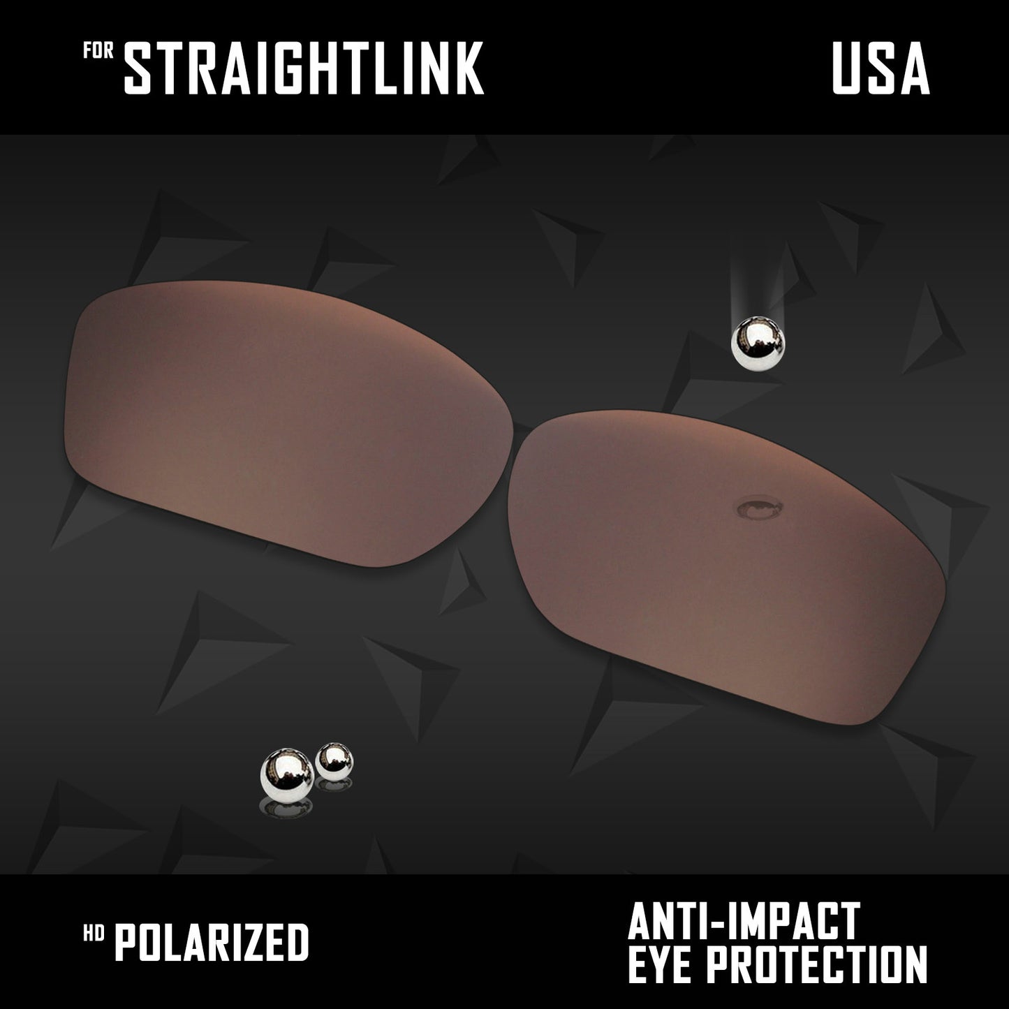 Anti Scratch Polarized Replacement Lenses for-Oakley Straightlink OO9331 Options