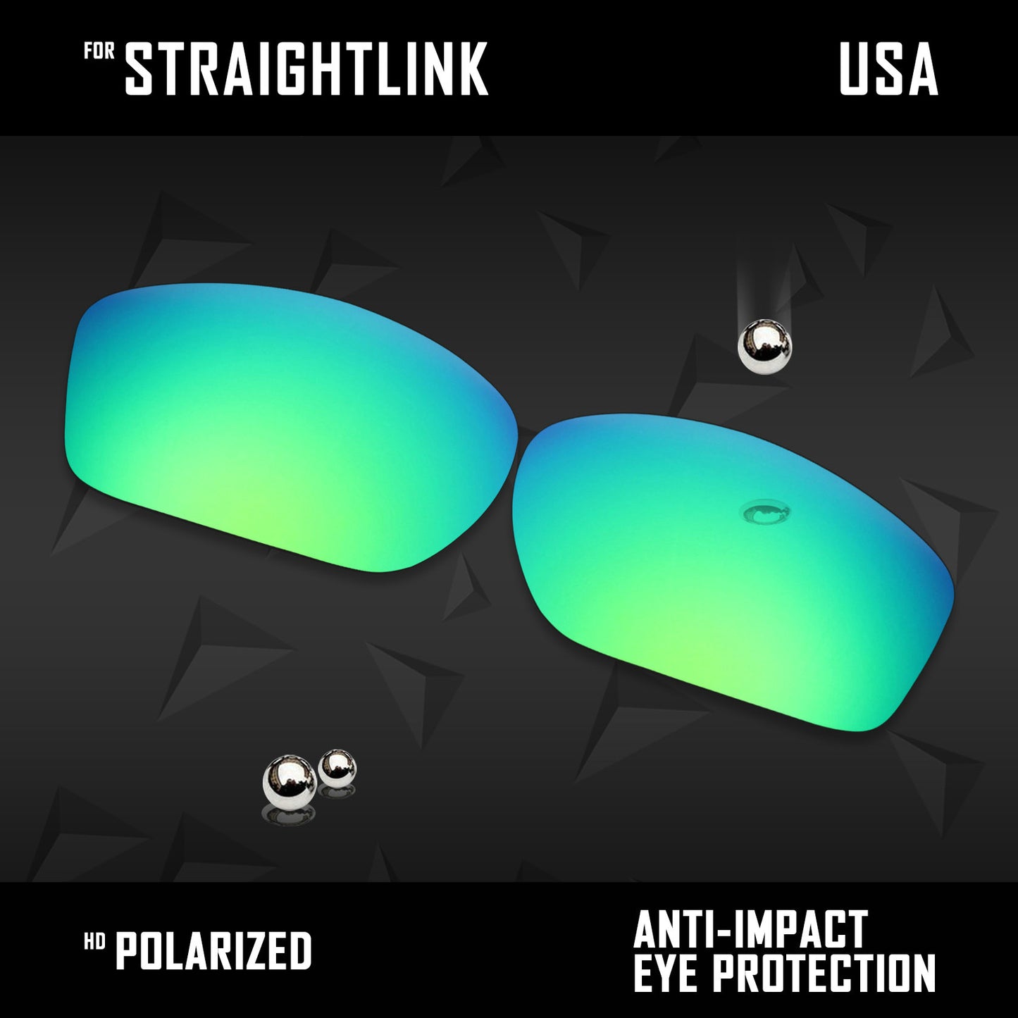 Anti Scratch Polarized Replacement Lenses for-Oakley Straightlink OO9331 Options