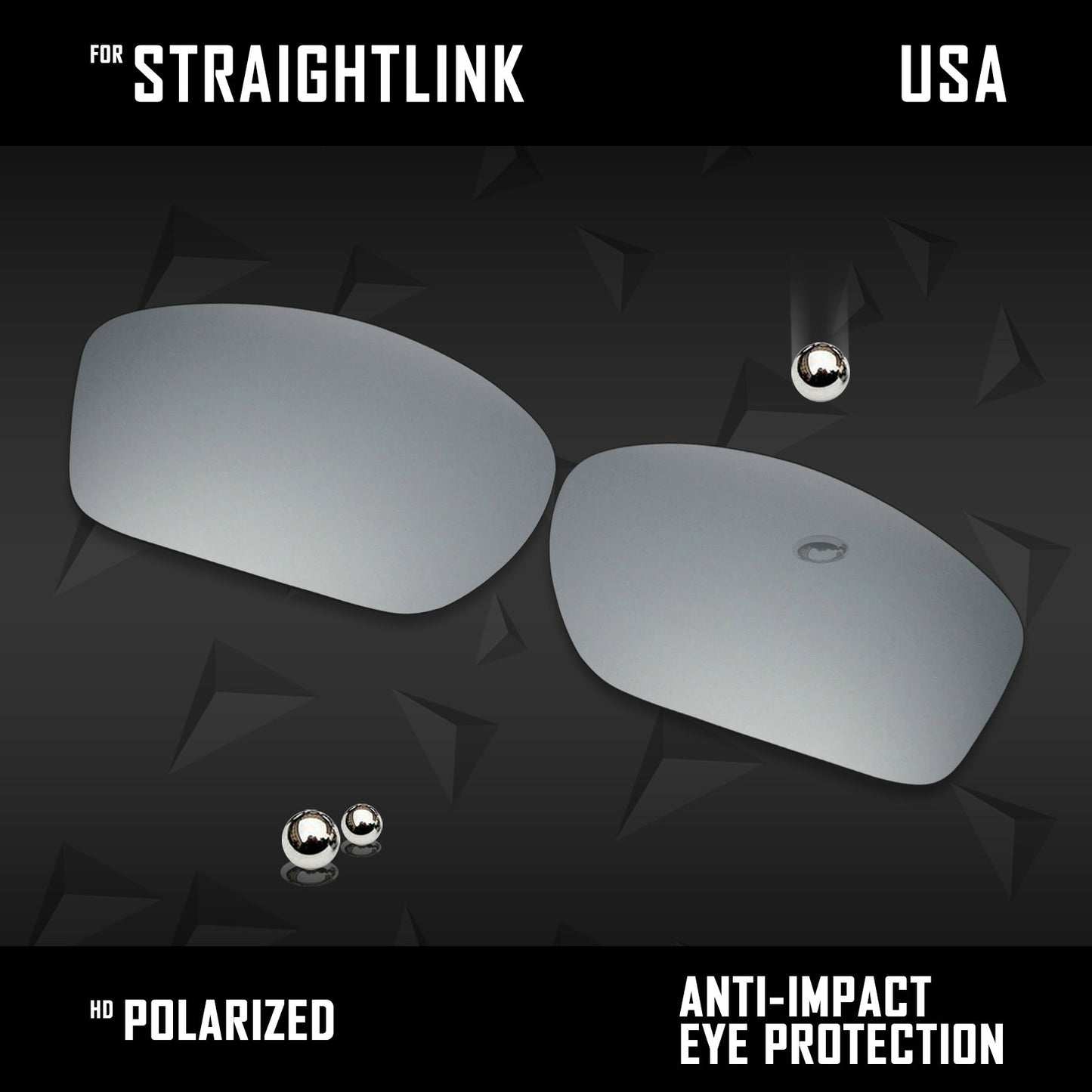 Anti Scratch Polarized Replacement Lenses for-Oakley Straightlink OO9331 Options