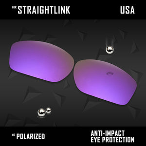 Anti Scratch Polarized Replacement Lenses for-Oakley Straightlink OO9331 Options