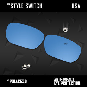 Anti Scratch Polarized Replacement Lenses for-Oakley Style Switch OO9194 Opts
