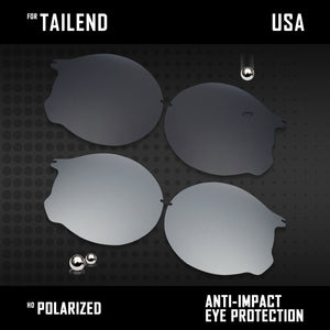 Anti Scratch Polarized Replacement Lenses for-Oakley Tailend OO4088 Options