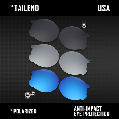 Anti Scratch Polarized Replacement Lenses for-Oakley Tailend OO4088 Options