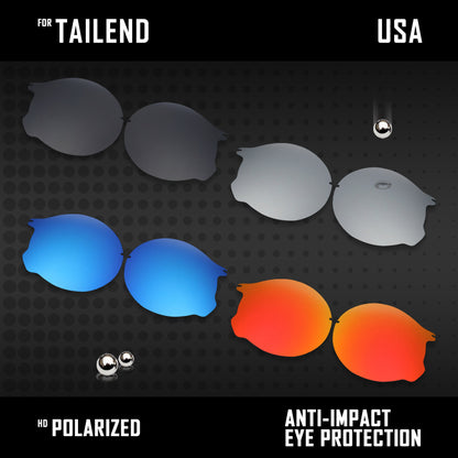 Anti Scratch Polarized Replacement Lenses for-Oakley Tailend OO4088 Options