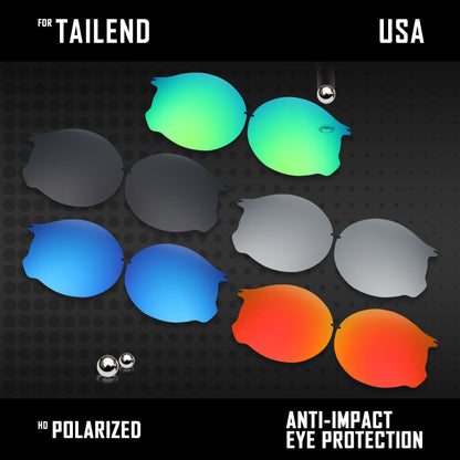 Anti Scratch Polarized Replacement Lenses for-Oakley Tailend OO4088 Options