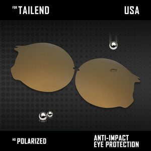 Anti Scratch Polarized Replacement Lenses for-Oakley Tailend OO4088 Options