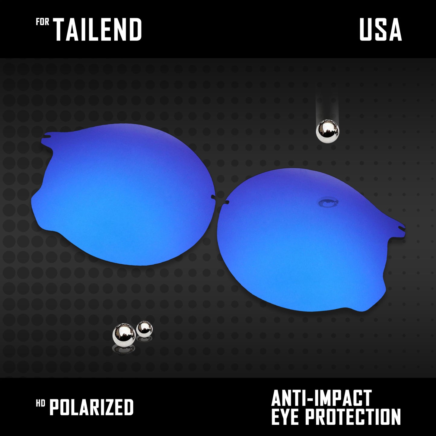 Anti Scratch Polarized Replacement Lenses for-Oakley Tailend OO4088 Options